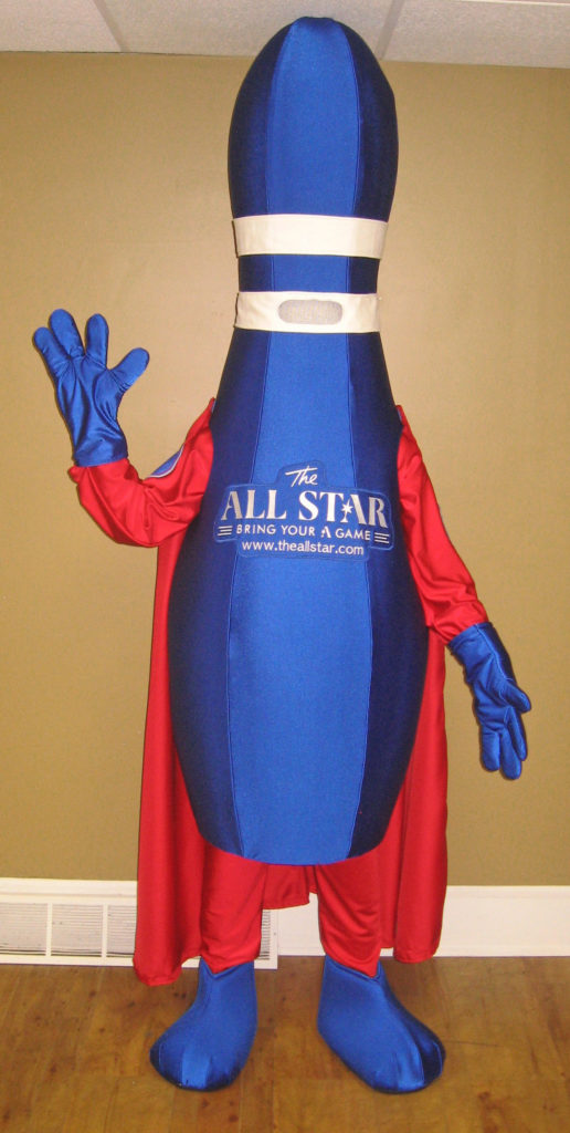 Blue Bowling Pin