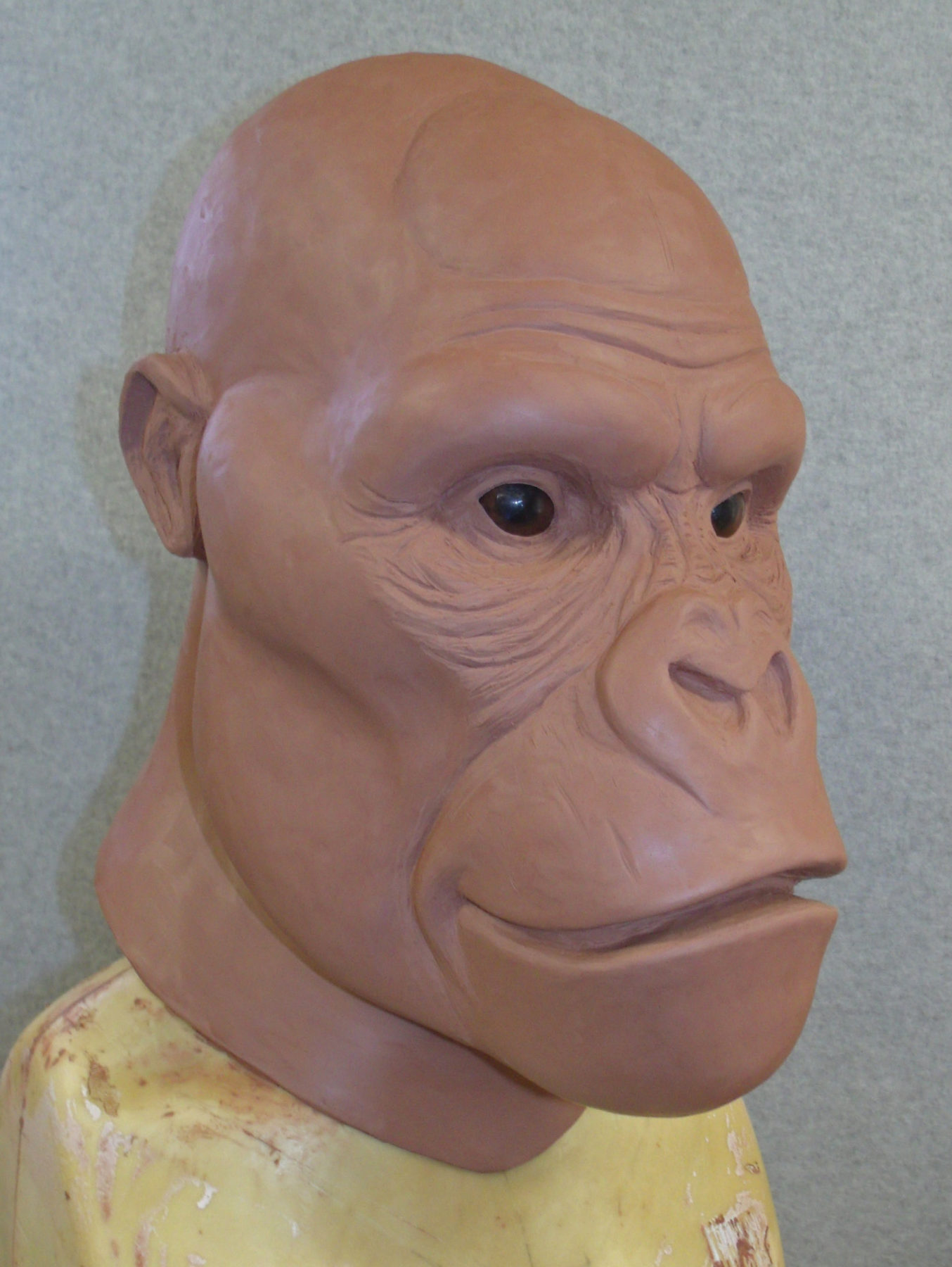 Gorilla Head work-in-progress